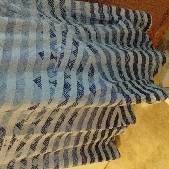 Unity  World Wear Striped Embellished Blouse 2X - Picture 3 of 7